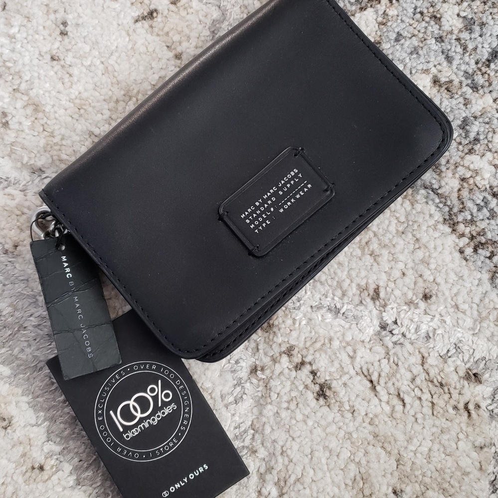 Marc By Marc Jacobs Black Chain Phone Wallet